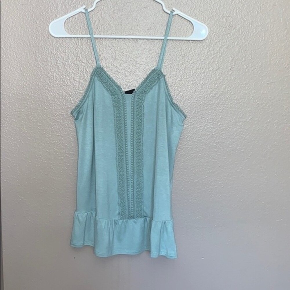 Art Class Spring Summer Girl top XL Color Dusty Jade